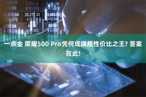 一点金 荣耀500 Pro凭何成旗舰性价比之王? 答案在此!